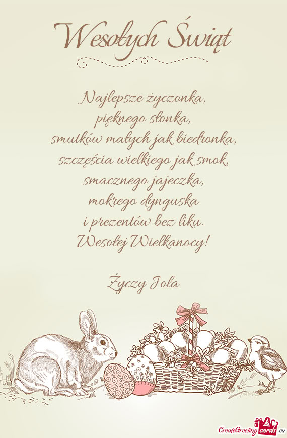 Wesołej Wielkanocy! Jola
