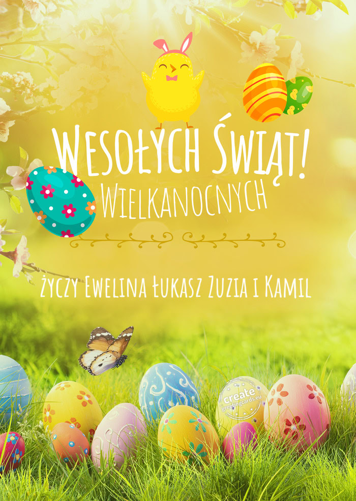 Wesołych Ewelina Łukasz Zuzia i Kamil