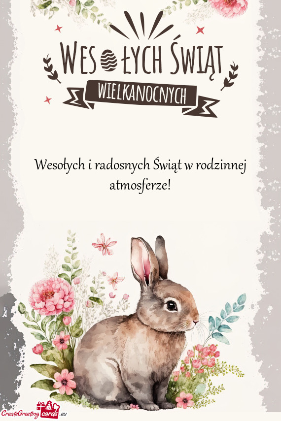 Wesołych i radosnych Świąt w rodzinnej atmosferze