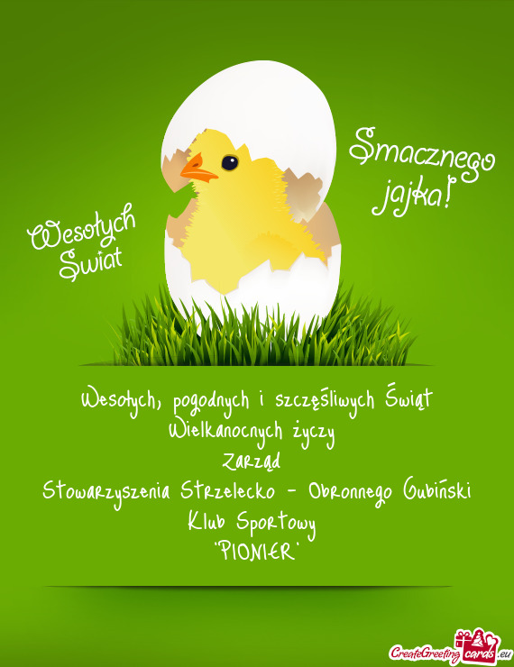 Wesołych, pogodnych i szczęśliwych Świąt Wielkanocnych