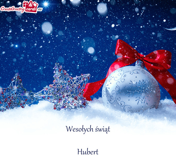 Wesołych świąt
 
 Hubert