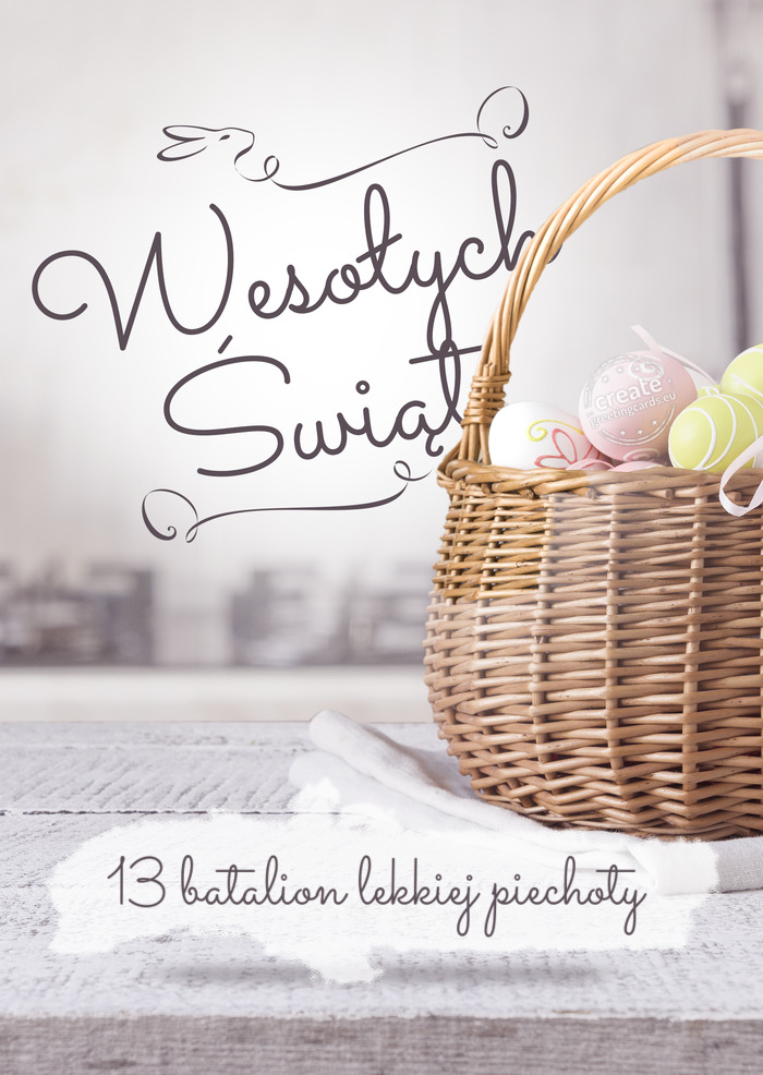 Wesołych Świąt 13 batalion lekkiej piechoty