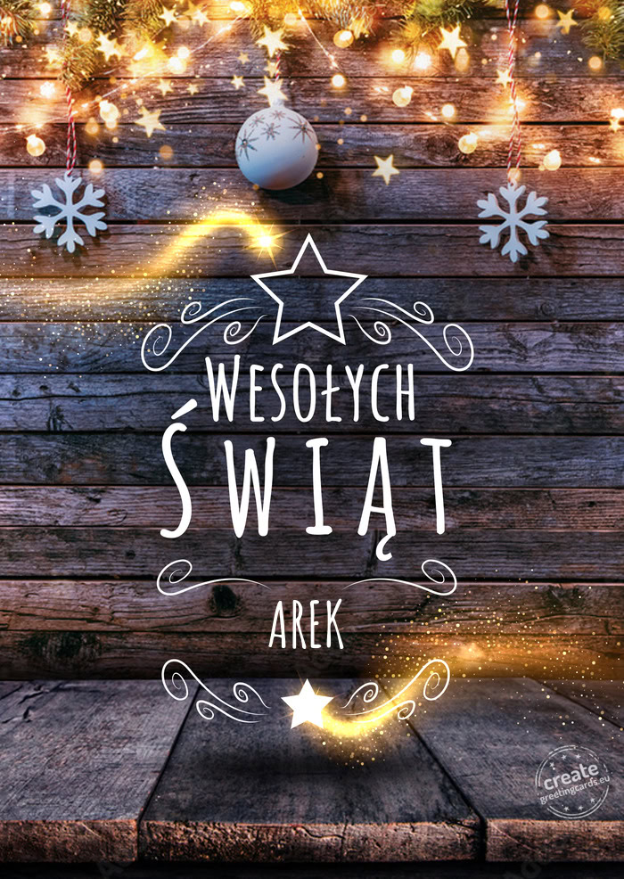 Wesołych Świąt AREK