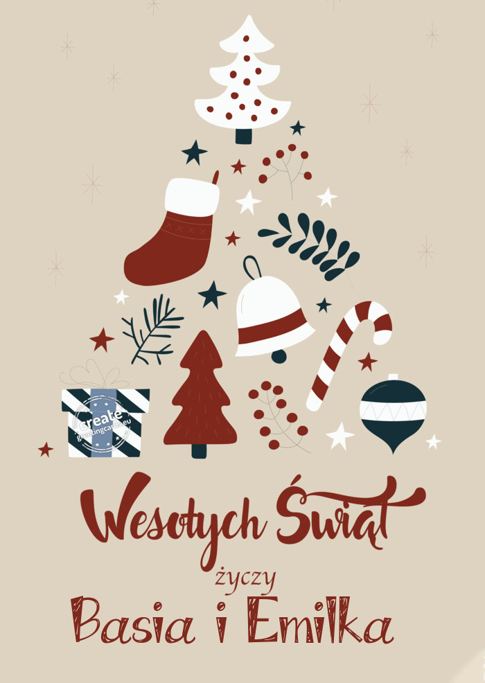 Wesołych Świąt Basia i Emilka