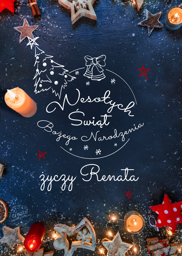 Wesołych Świąt bożego narodzenia życzy Renata