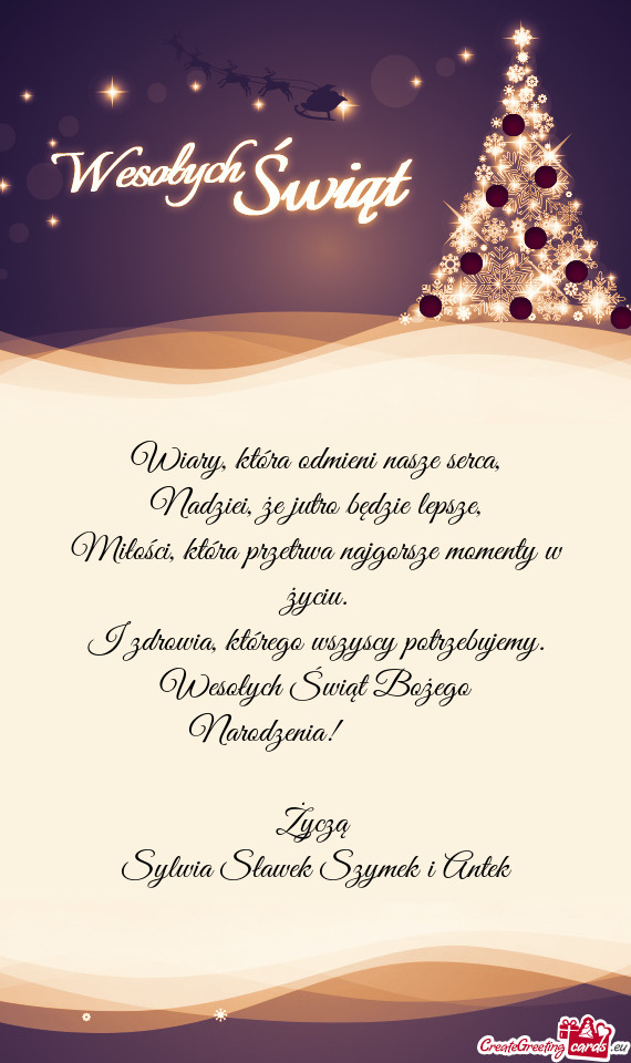 Wesołych Świąt Bożego Narodzenia!🎄✨️