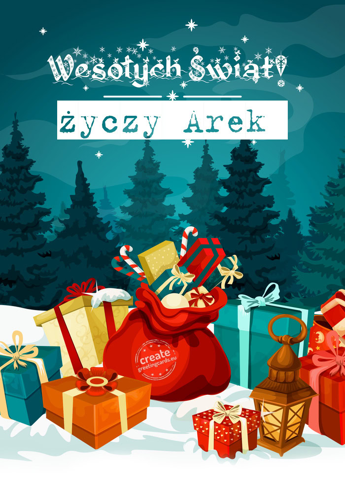 Wesołych Świąt Bożonarodzeniowych życzy Arek
