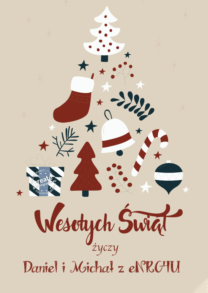 Wesołych Świąt Daniel i Michał z eNRG4U