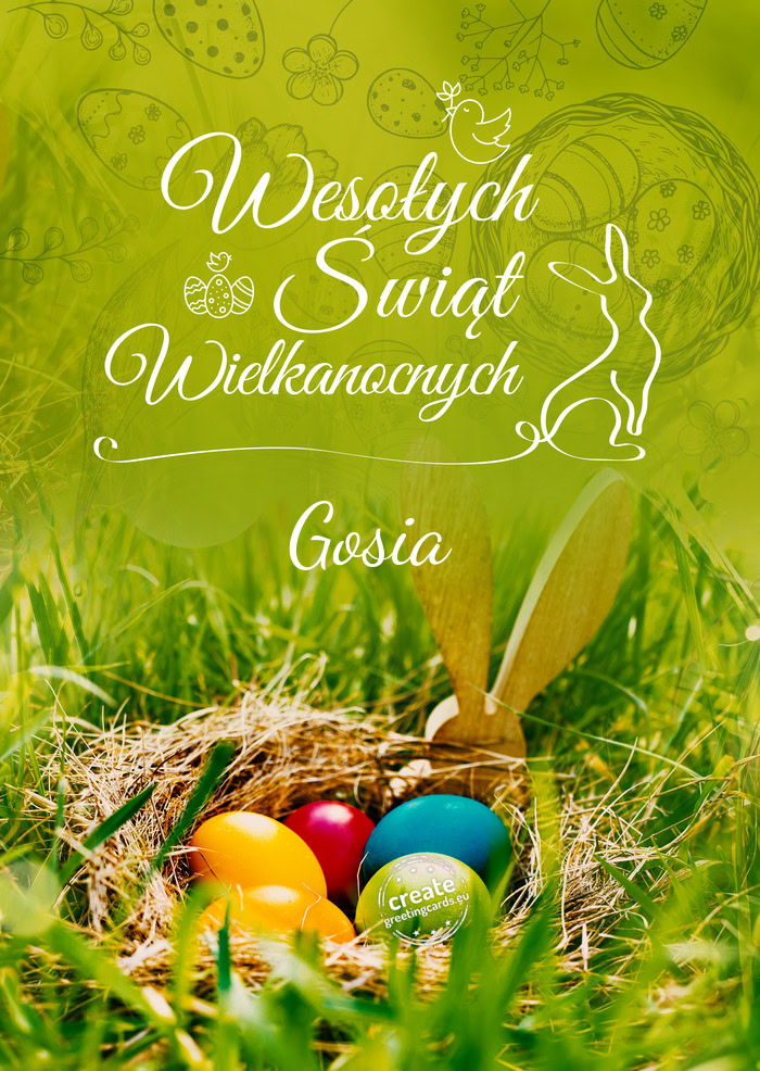 Wesołych Świat Gosia