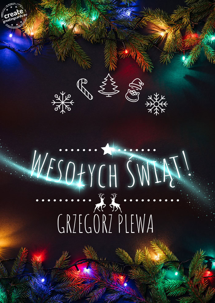 Wesołych Świąt GRZEGORZ PLEWA