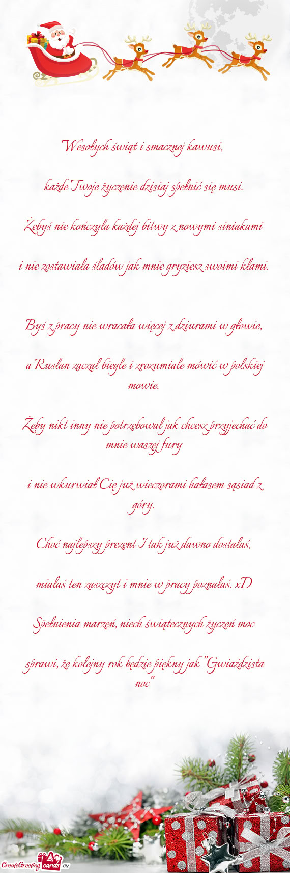 Wesołych świąt i smacznej kawusi