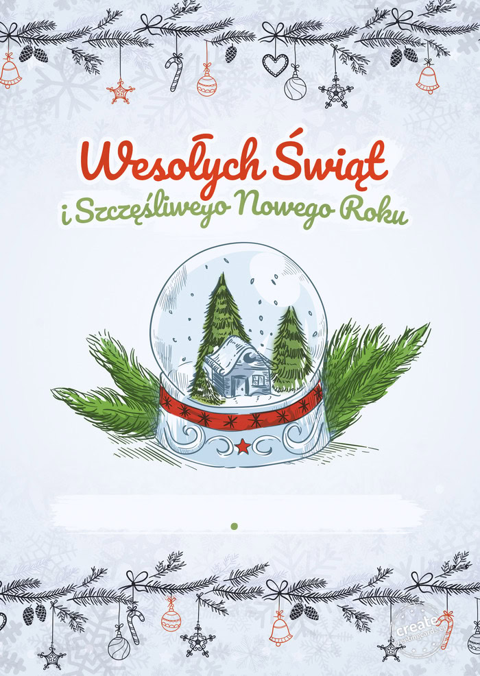 Wesołych Świąt i szczęśliwego nowego roku .