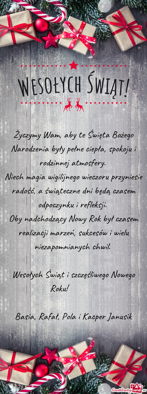 Wesołych Świąt i szczęśliwego Nowego Roku!🌲🌟☃️🎁