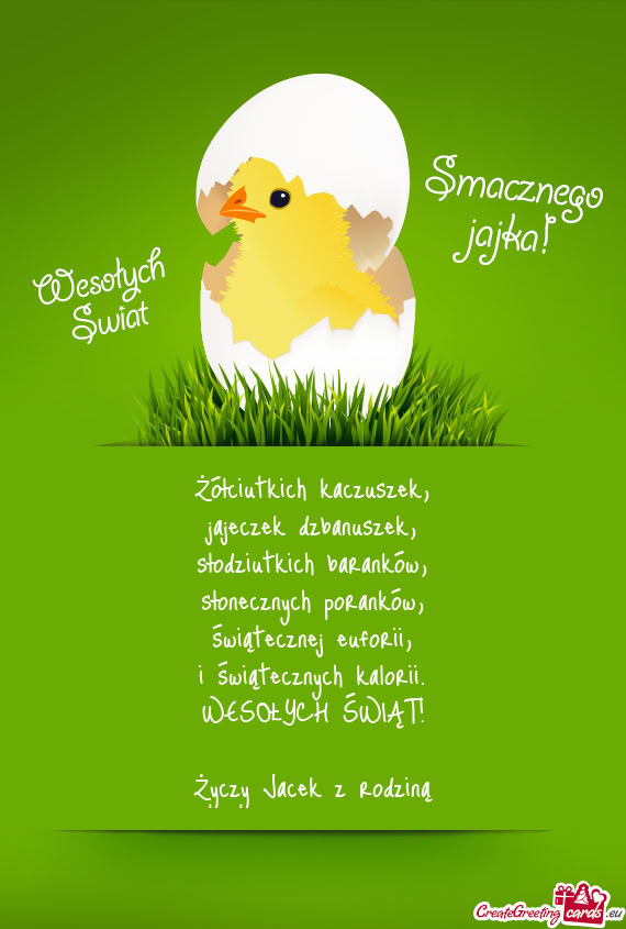 WESOŁYCH ŚWIĄT! Jacek z rodziną
