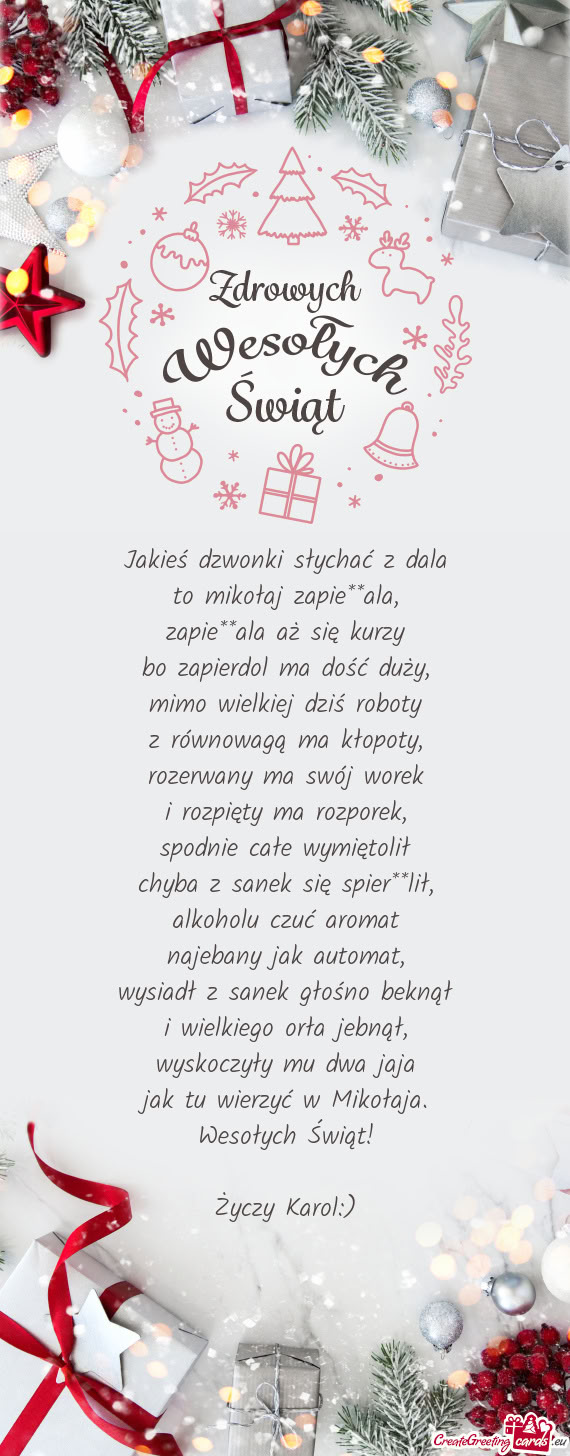Wesołych Świąt! Karol