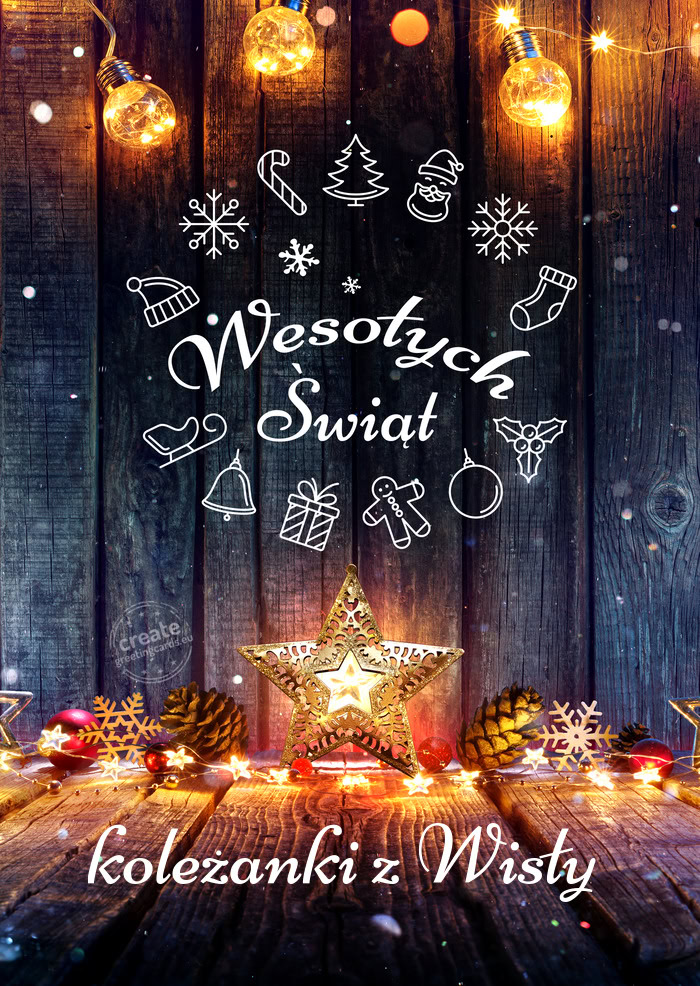 Wesołych Świąt koleżanki z Wisły