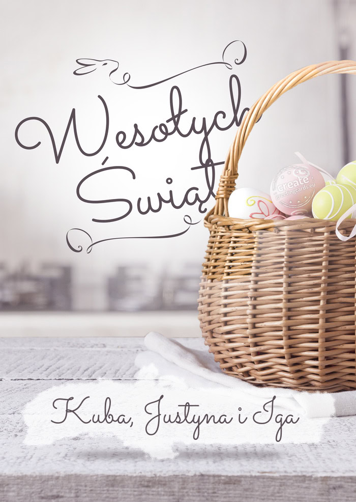 Wesołych Świąt Kuba, Justyna i Iga