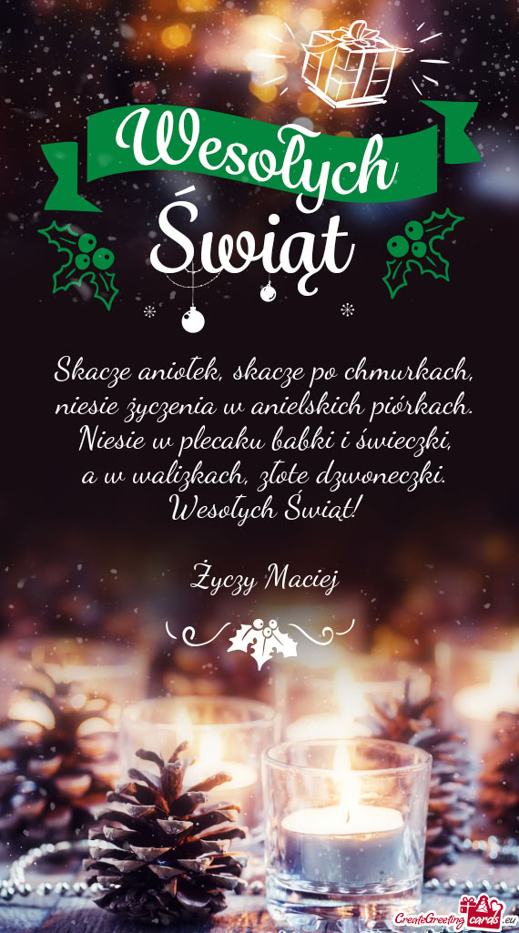Wesołych Świąt! Maciej