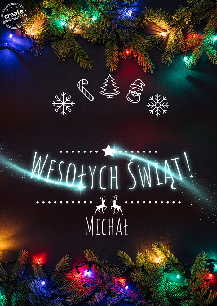 Wesołych Świąt Michał
