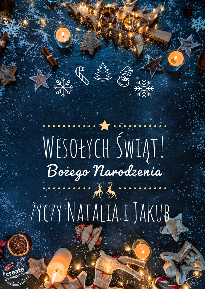 ❄️ Wesołych Świąt Natalia i Jakub