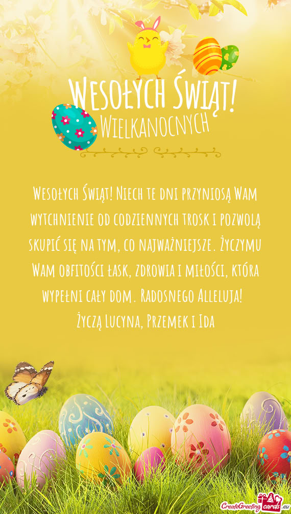 Wesołych Świąt! Niech te dni przyniosą Wam wytchnienie od codziennych trosk i pozwolą skupić s