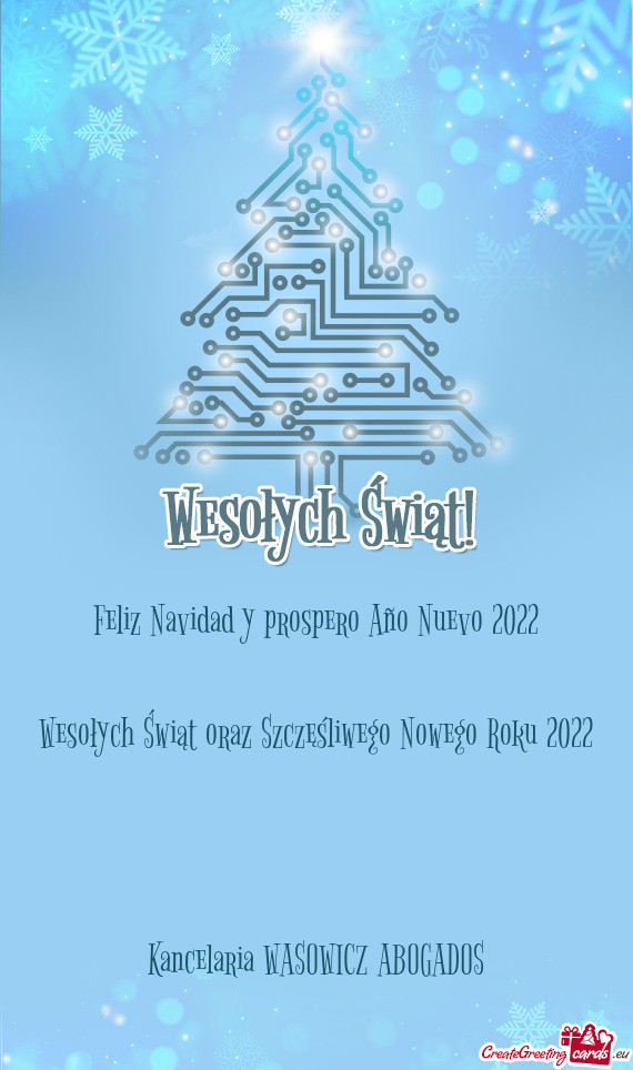 Wesołych Świąt oraz Szczęśliwego Nowego Roku 2022