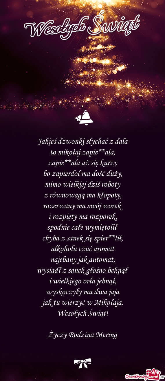 Wesołych Świąt! Rodzina Mering