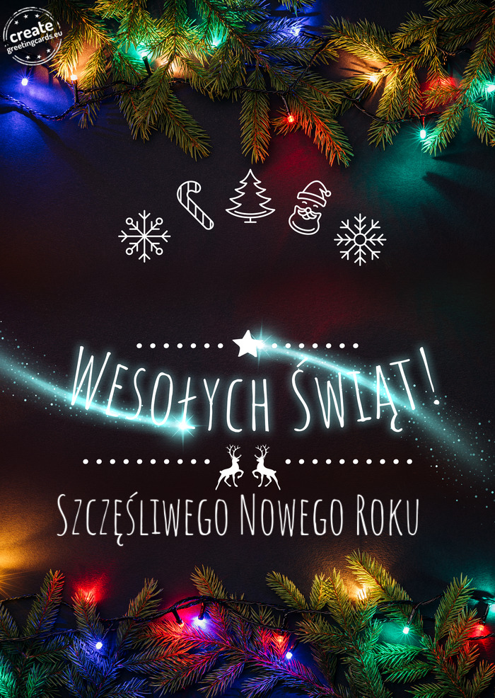 ☆ Wesołych Świąt Szczęśliwego Nowego Roku