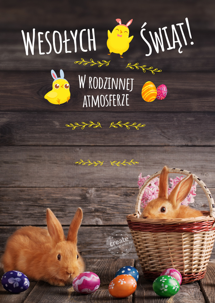 Wesołych Świąt w rodzinnej atmosferze 😀