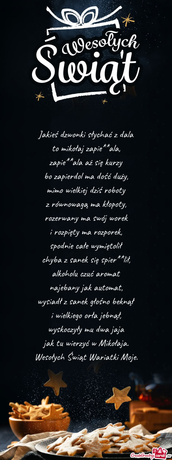 Wesołych Świąt Wariatki Moje