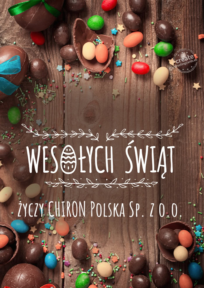 Wesołych Świąt wielkanocnych CHIRON Polska Sp. z o.o