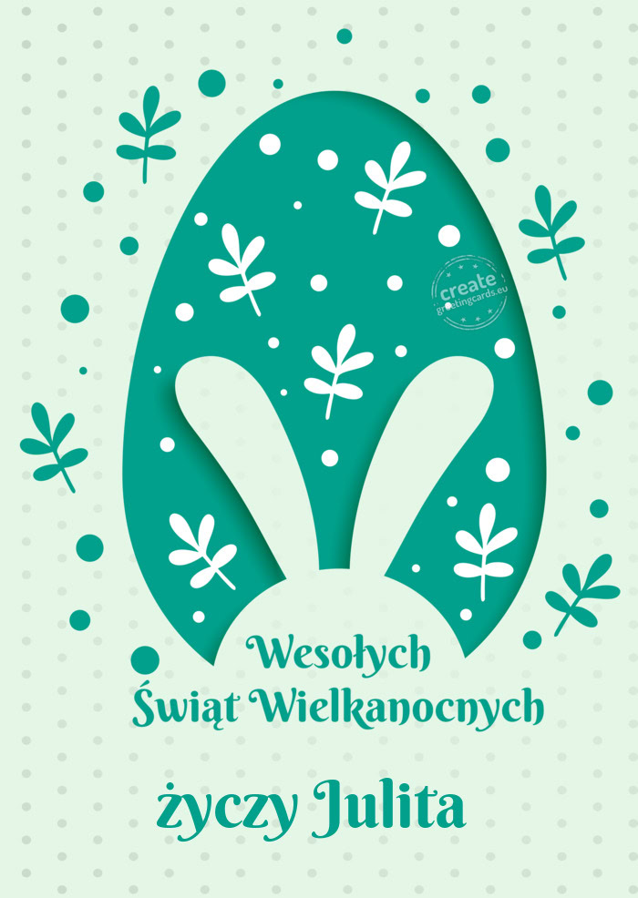 Wesołych Świąt Wielkanocnych Julita