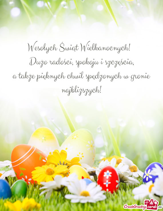 Wesołych Świąt Wielkanocnych!🐣🌷