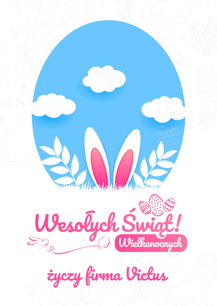 Wesołych Świąt Wielkanocnychfirma Victus
