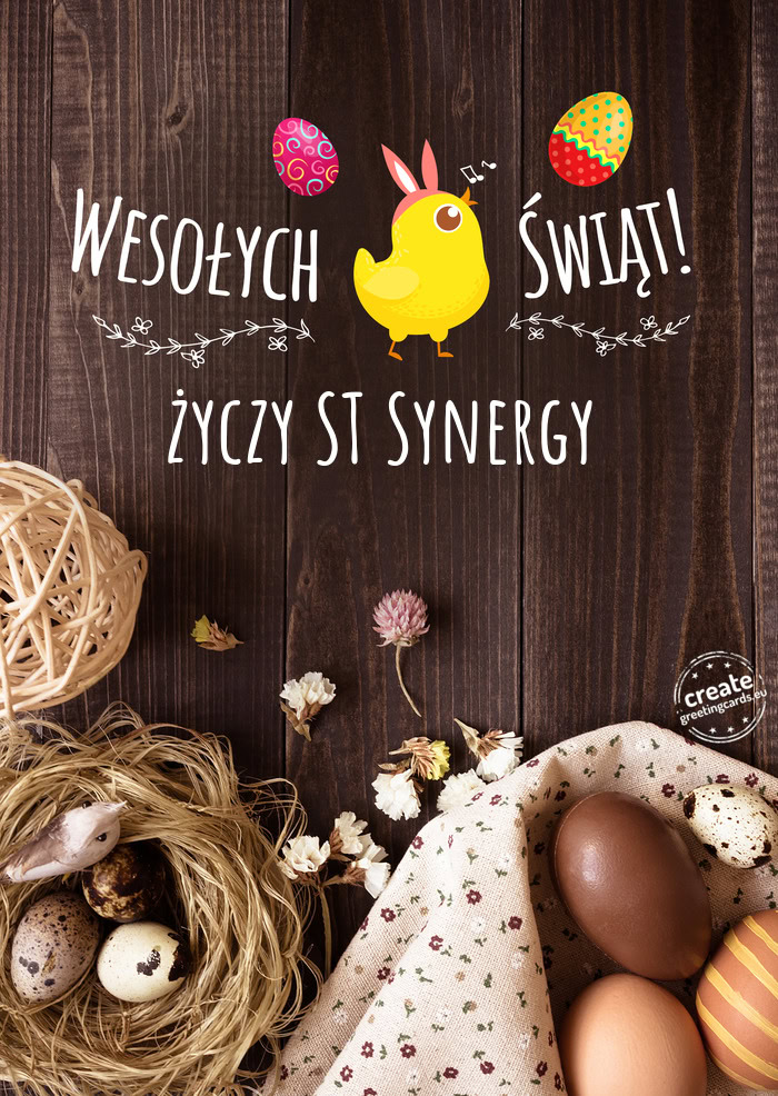 Wesołych Świąt WielkanocnychST Synergy