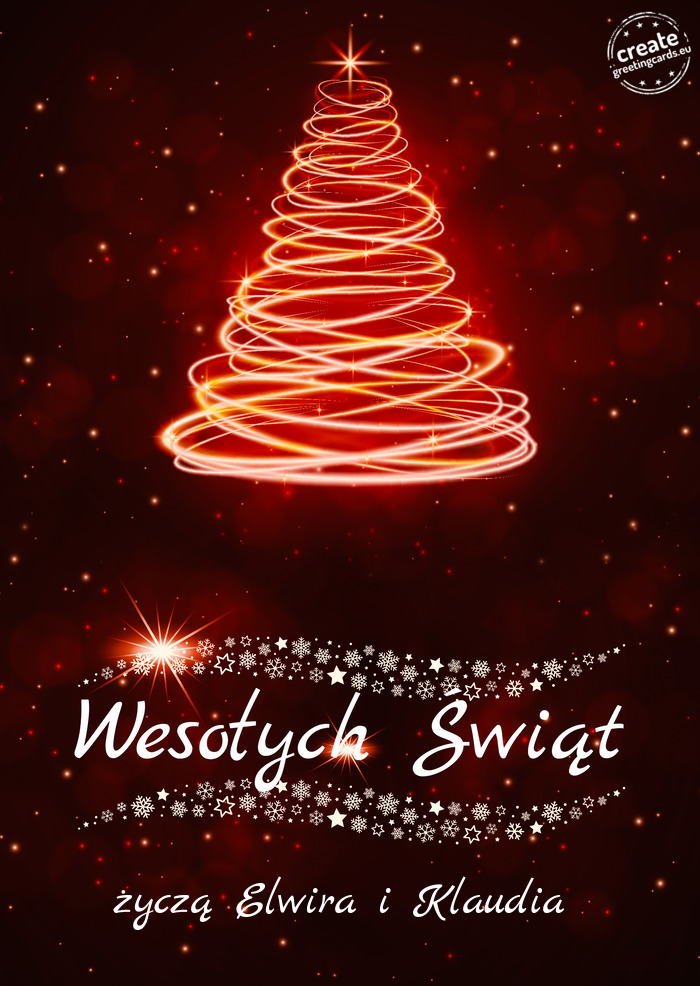 🎁 Wesołych Świat życzą Elwira i Klaudia