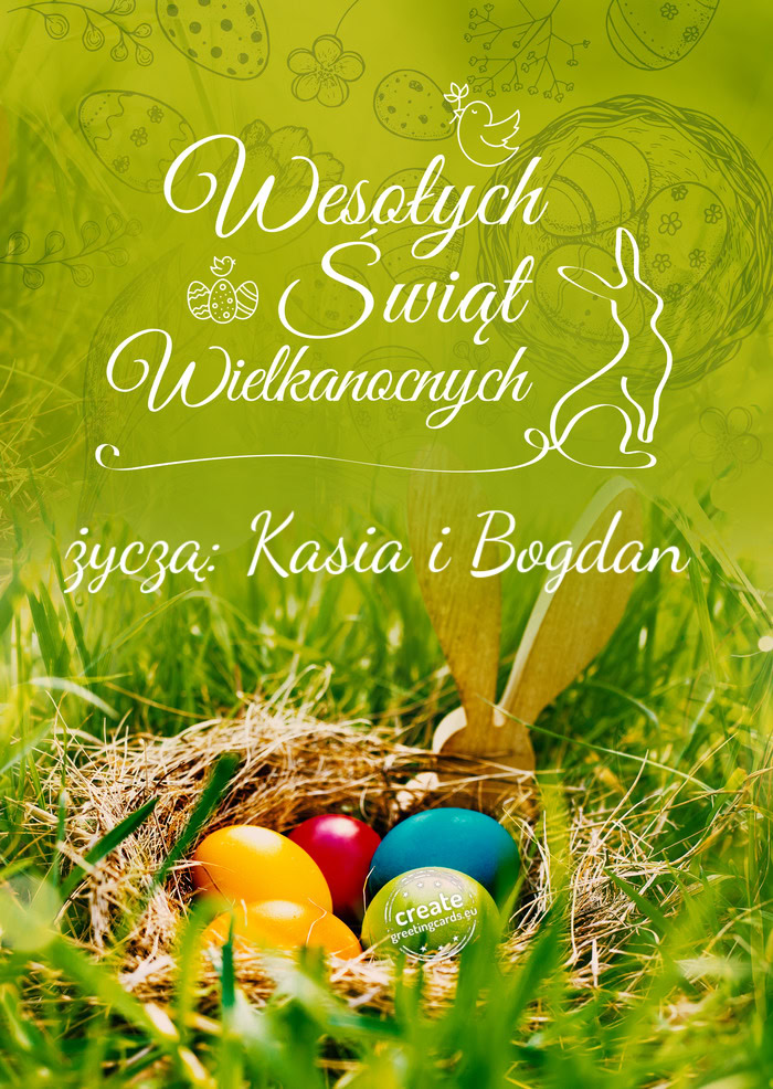 Wesołych Świat życzą: Kasia i Bogdan
