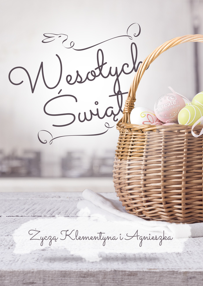 Wesołych Świąt Życzą Klementyna i Agnieszka