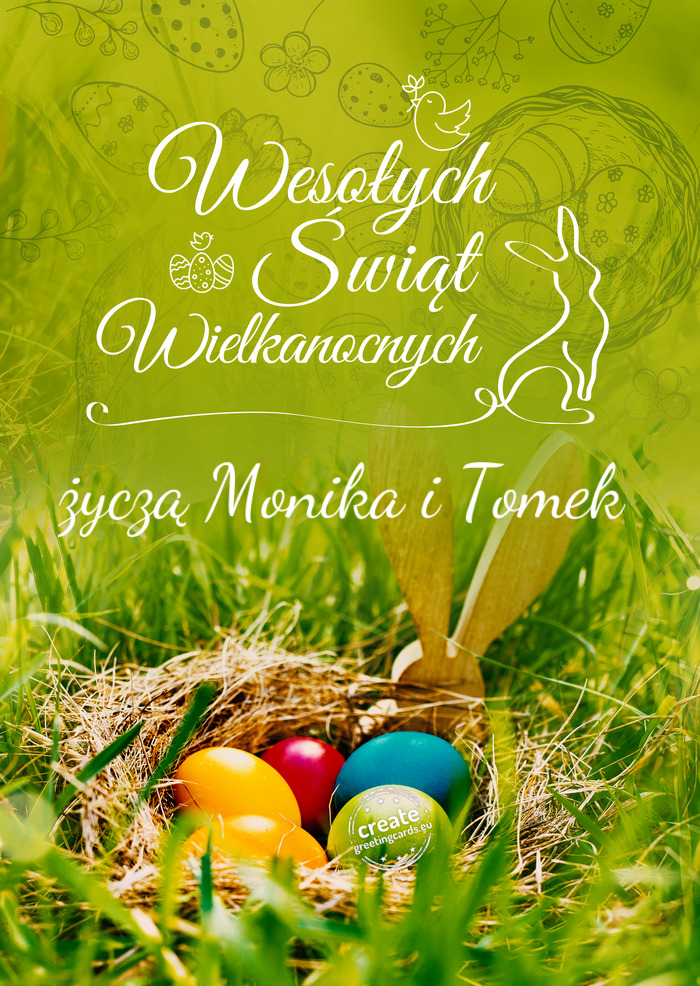 Wesołych Świat życzą Monika i Tomek
