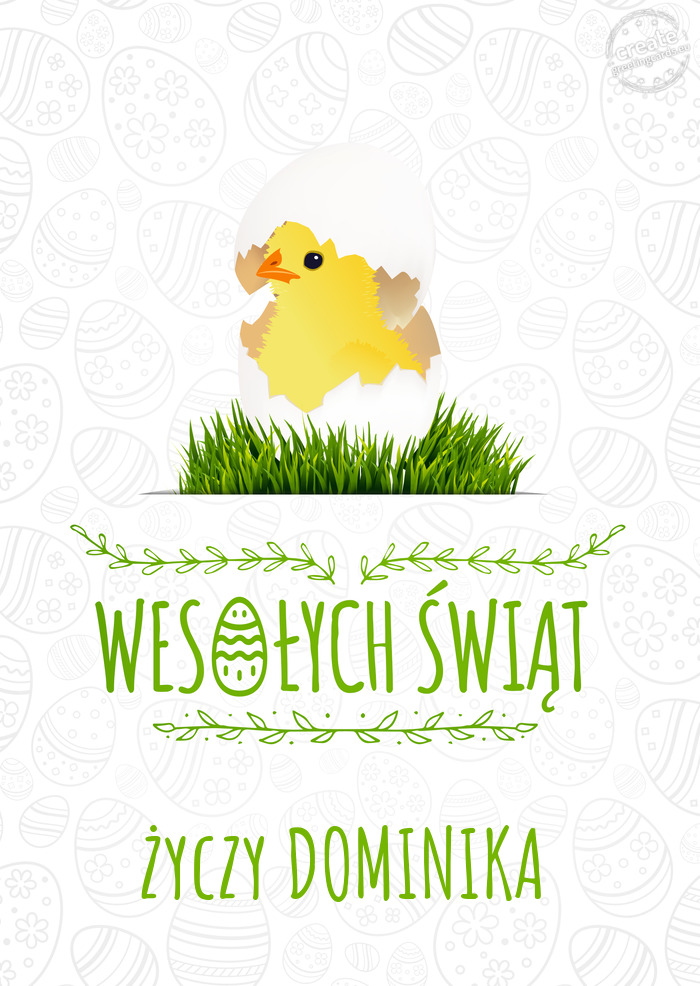 Wesołych Świąt życzy DOMINIKA