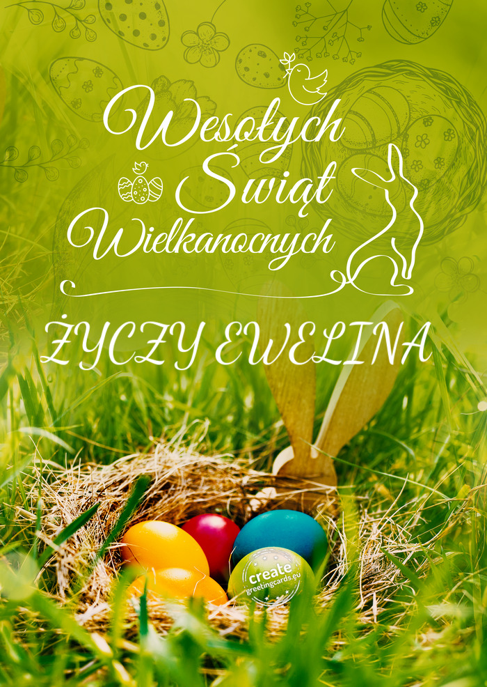 Wesołych Świat ŻYCZY EWELINA
