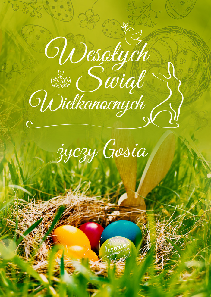 Wesołych Świat życzy Gosia