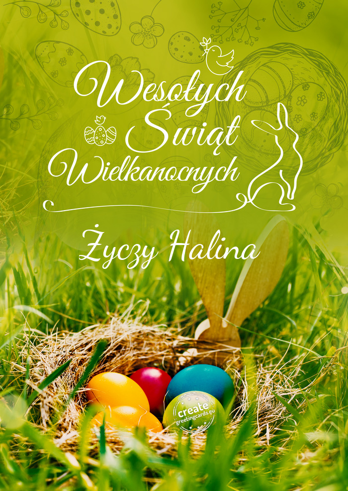 Wesołych Świat Życzy Halina