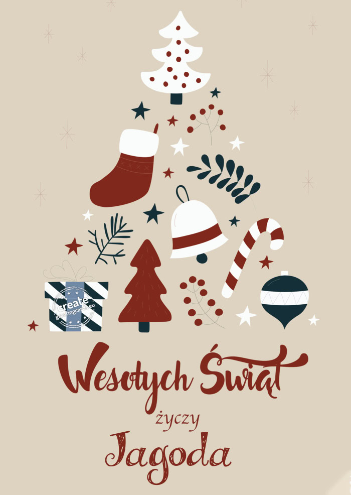 Wesołych Świąt życzy Jagoda