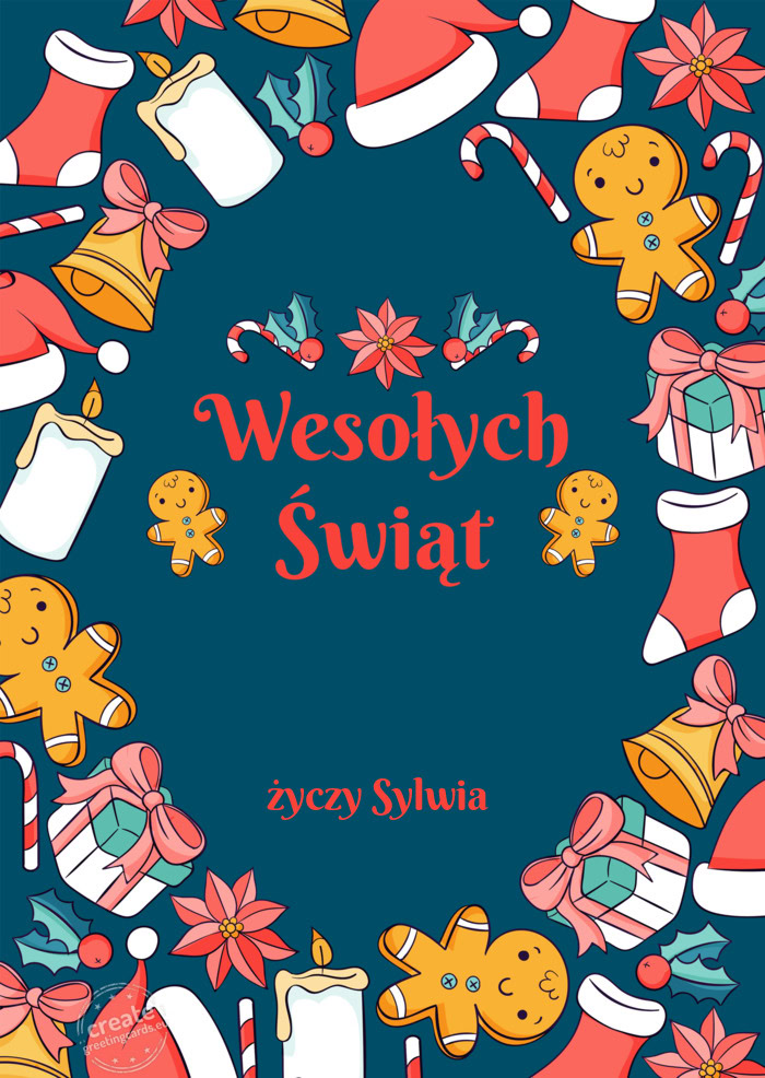 Wesołych Świąt życzy Sylwia