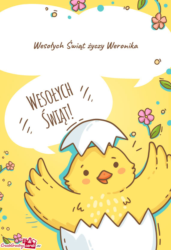 Wesołych Świąt życzy Weronika