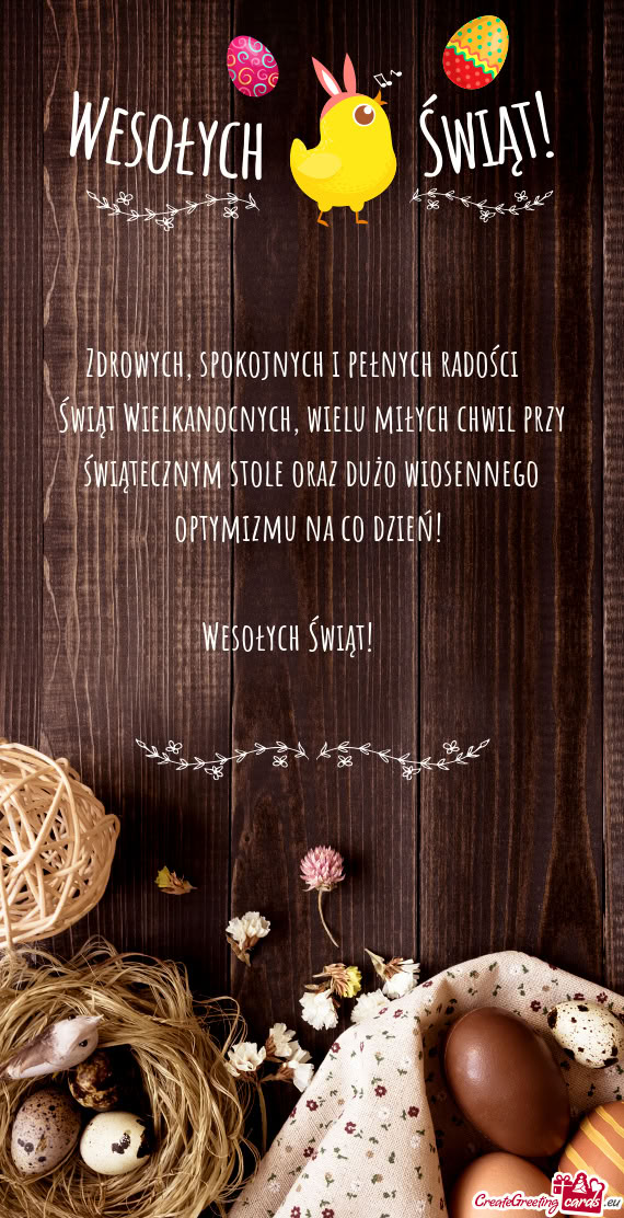 Wesołych Świąt! 🐣🌸🌷