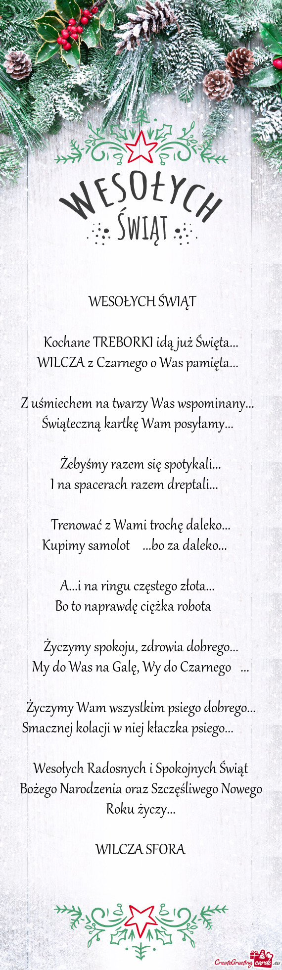 🌟 WESOŁYCH ŚWIĄT🌟