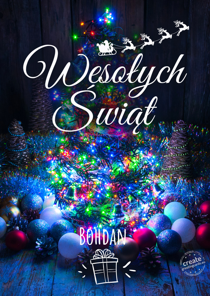 Wesołych ŚwiątBohdan