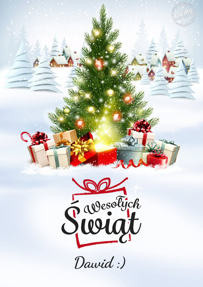 Wesołych ŚwiątDawid :)